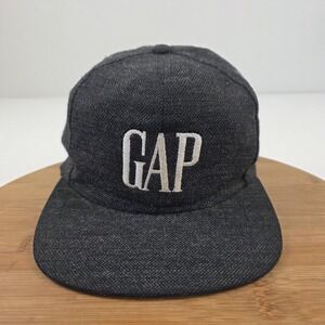 GAP Hat Cap Snap Back Denim Embroidered Mens Classic Casual Streetwear